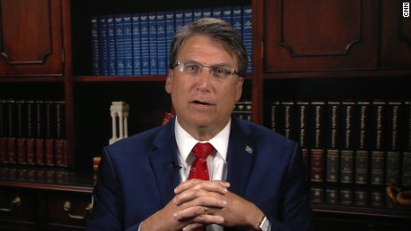 North Carolina governor defends bathroom law