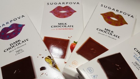 What do Maria Sharapova&#39;s chocolates taste like?