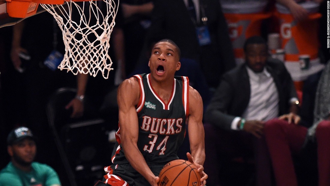  Antetokounmpo is a fierce dunker, and is set to join the NBA&#39;s scoring leaders in the coming seasons. 