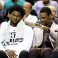  Chris Bosh Miami Heat Justise Winslow and Udonis Haslem NBA