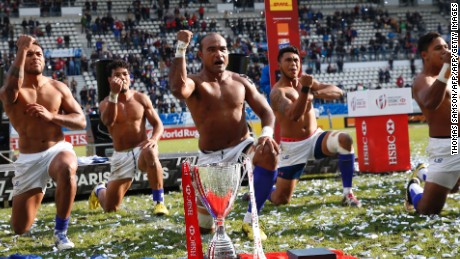 Samoa won May&#39;s Paris Sevens title but lost in the final of the Olympic repechage qualifier.