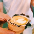 Coffee in a cone 3