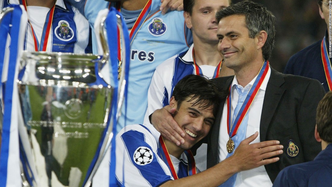 Mourinho made his name when he guided Porto to a shock Champions League win in 2004, with the Portuguese club knocking United out of the competition on its way to the trophy.