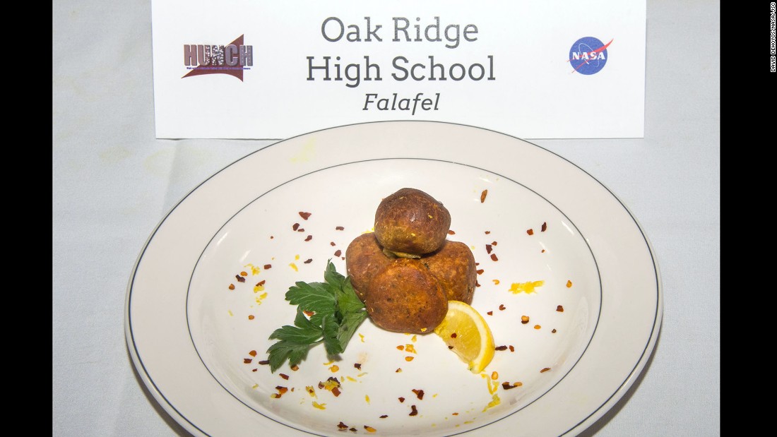 Oak Ridge High School&#39;s dish is falafel. 