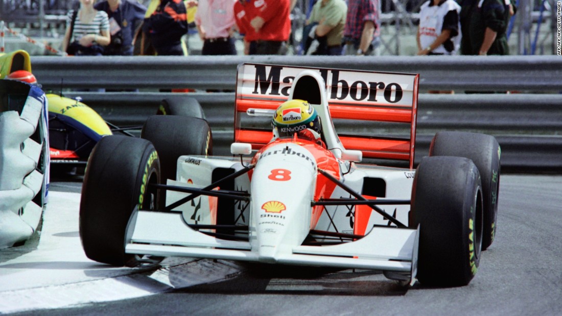 Hill&#39;s record of five victories in Monaco lasted more than two decades before being broken by the great Ayrton Senna. The Brazilian can be seen here driving to victory for the sixth and final time in 1993. 
