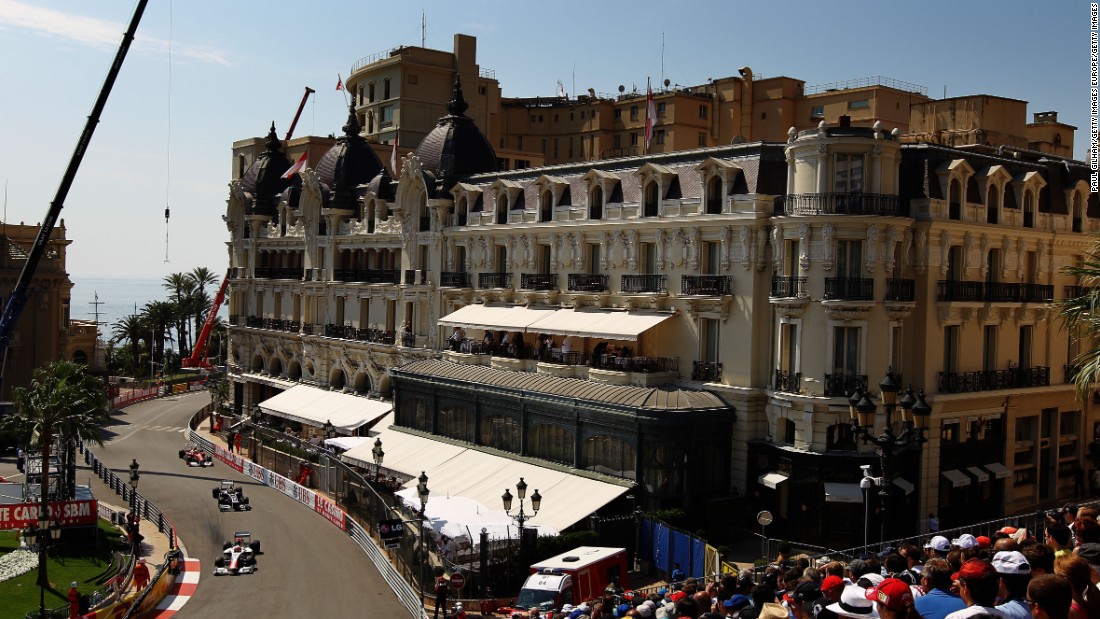 The 2.07-mile (3.34-kilometer) circuit runs around Monte Carlo&#39;s famous streets, including Casino Square.