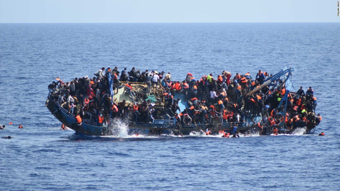 Dozens Feared Drowned As Migrant Boat Sinks Off Libya Cnn