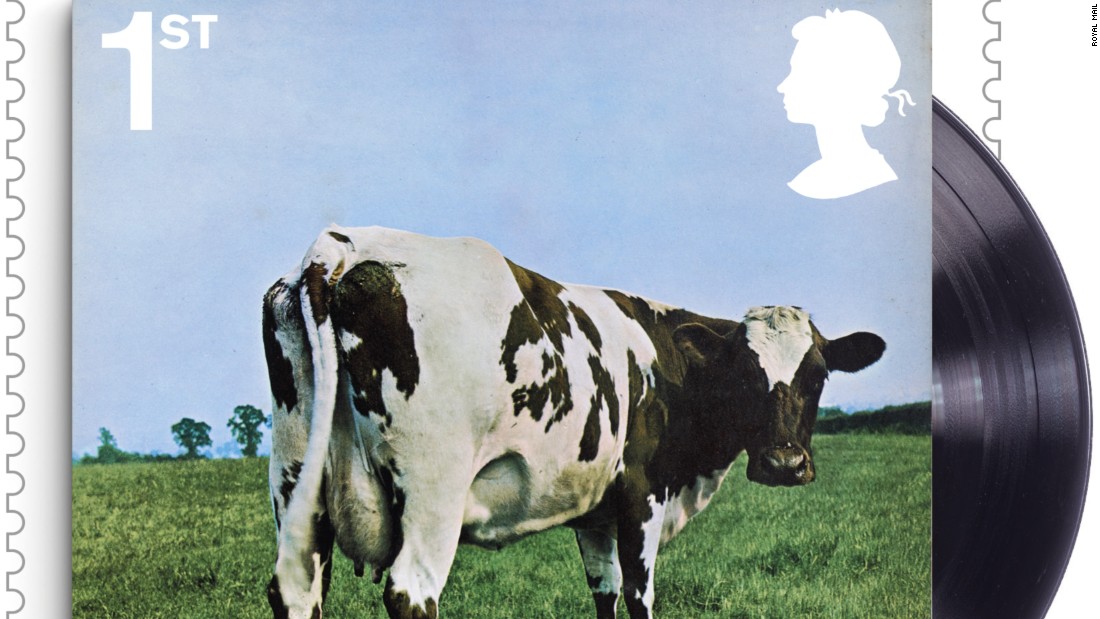 &quot;Atom Heart Mother&quot; album cover, released by EMI Harvest in 1970