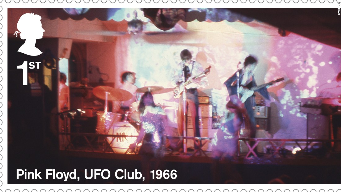 Pink Floyd performing at the UFO Club in 1966