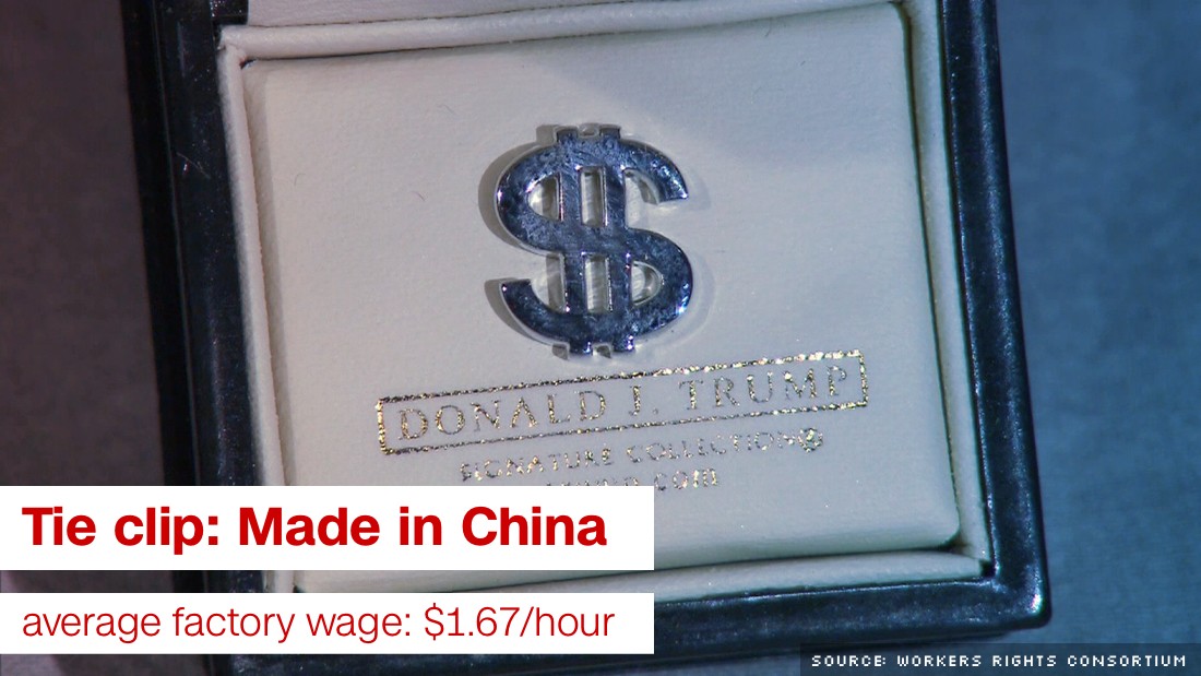 Donald Trump sought cheap labor overseas for clothing lines - CNNPolitics