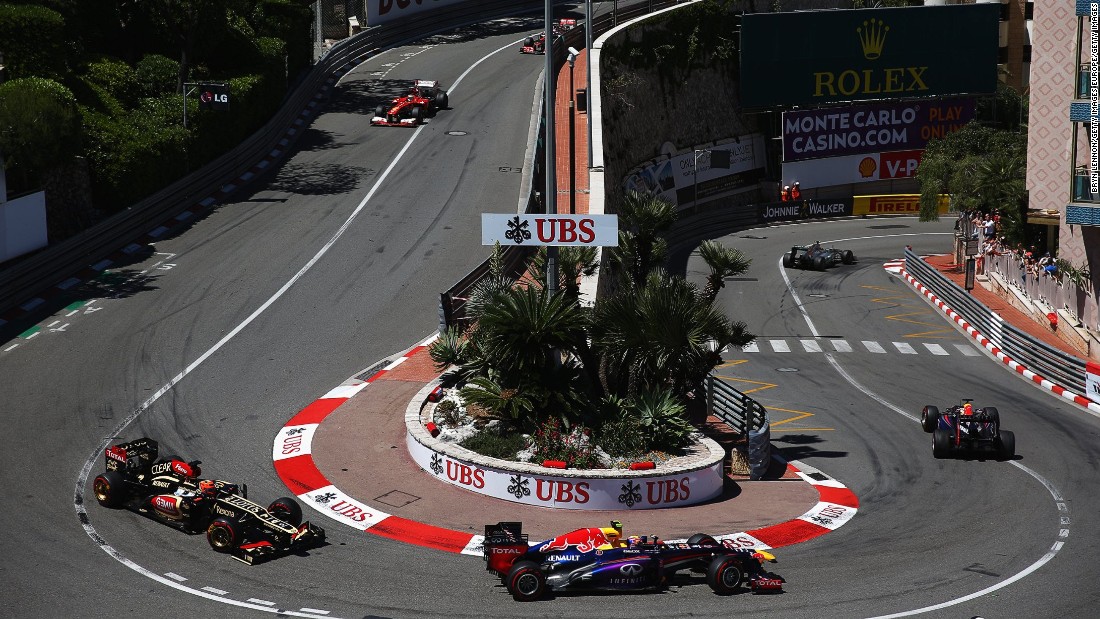 Monaco&#39;s famous Fairmont hairpin -- the slowest corner on the F1 calendar. Drivers tiptoe around it at just 31 mph (50 kph).