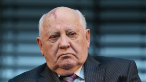 Former Soviet leader Mikhail Gorbachev accused the United States of "rubbing its hands with glee" over the demise of the Soviet Union.