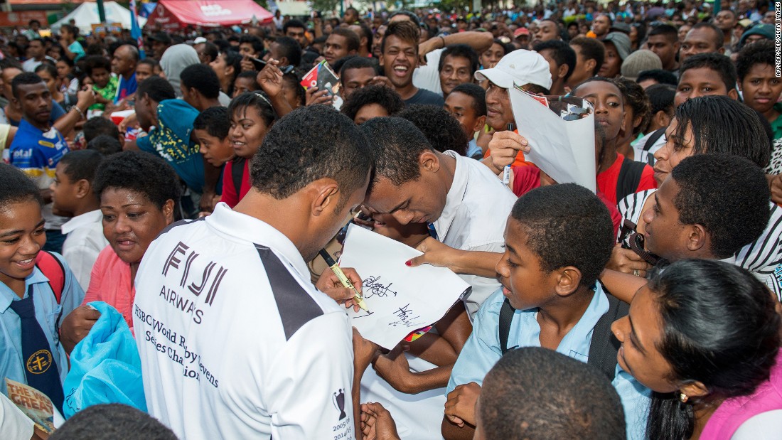 The team successfully defended its title after reaching the quarterfinals of the 2015-16 season finale in London, and received a heroes&#39; welcome back home in Suva. 