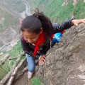 China cliff child 2