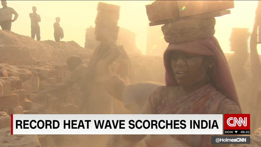 Record Heat Wave Scorches India - CNN Video