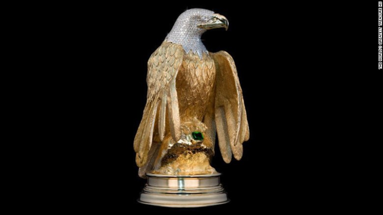 5 Million Diamond Encrusted Eagle Statue Stolen