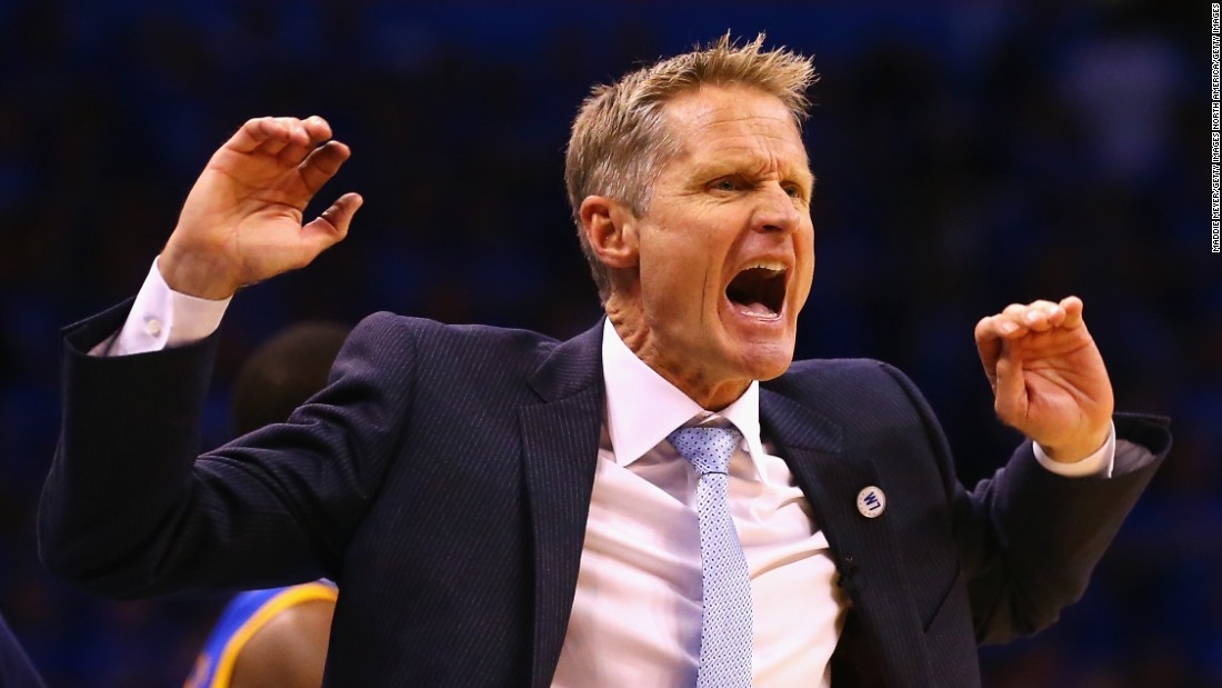 Head coach Steve Kerr sat out the first 43 games of the Warriors&#39; record-breaking season after undergoing back surgery in the offseason. His adjustments in the 2015 finals were credited for turning the series around. 