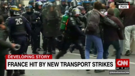 France hit by transport strikes