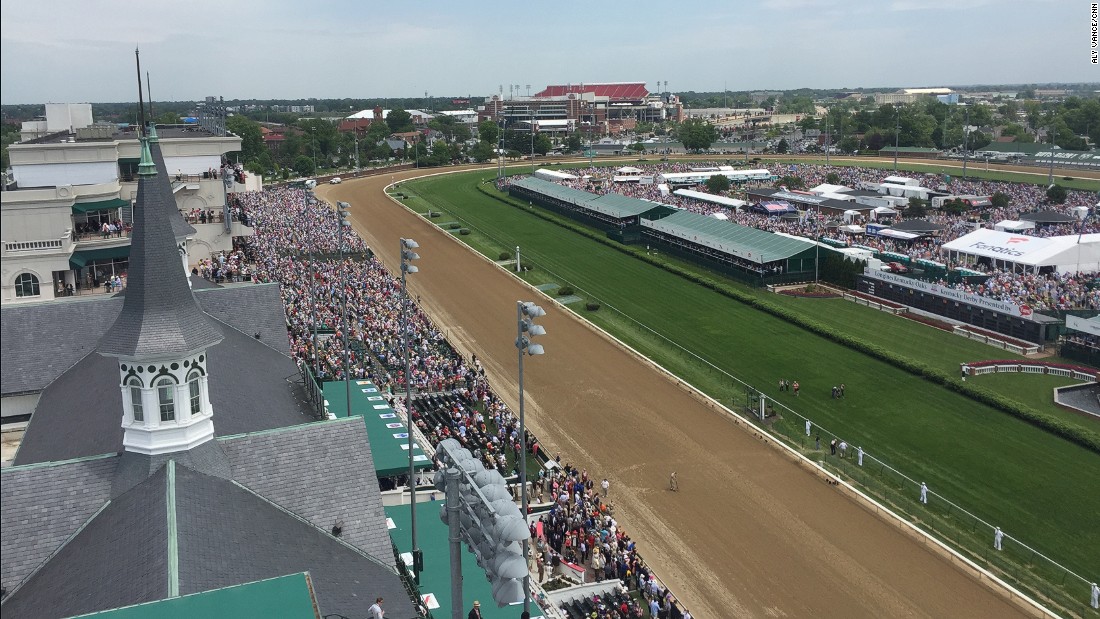 The Kentucky Derby, held at Churchill Downs, Louisville, welcomed 167,000 spectators in 2016, just 3,000 short of the previous year&#39;s record.