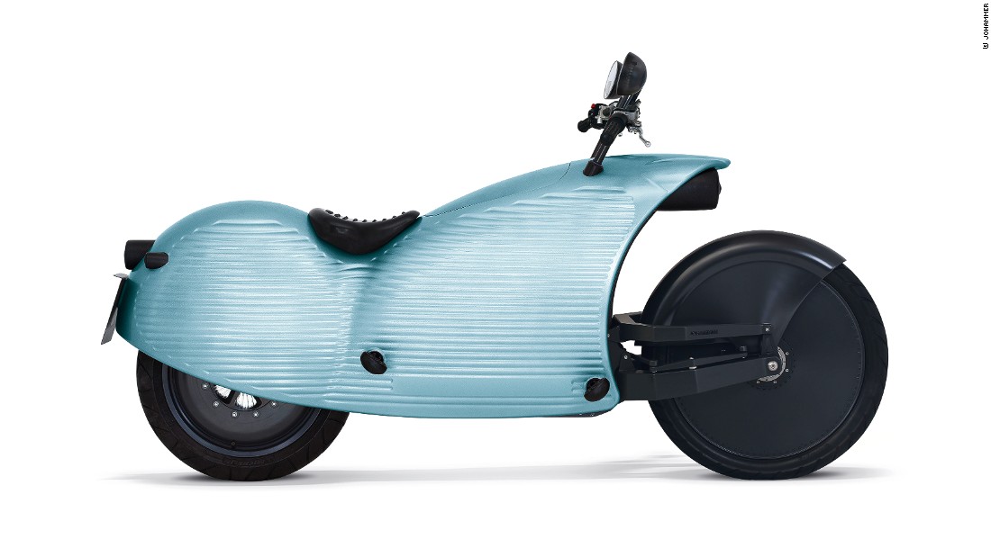 The &amp;euro;25,000 ($28,500) e-motorcycle boasts a range of 200 kilometers (125 miles) and integrates the electric motor and controller into the rear wheel.  