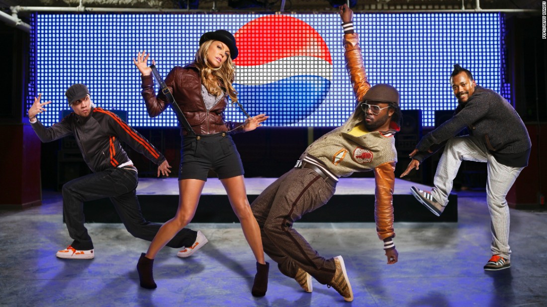 Taboo, Fergie, will.i.am and apl.de.ap of the Black Eyed Peas signed an international partnership with Pepsi. Will.i.am also signed with Doritos, Coca-Cola and Dr Pepper.