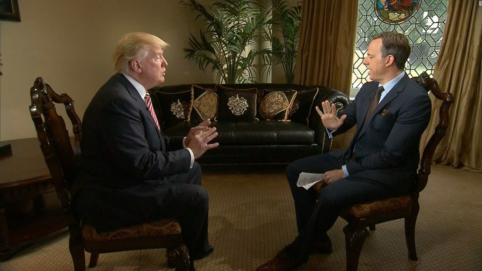 Donald Trump's full CNN interview with Jake Tapper - CNN Video