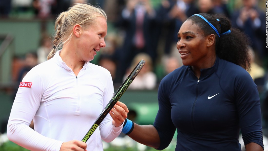 On the women&#39;s side of the tournament, Serena Williams will have the chance to defend her title after beating unseeded Dutchwoman Kiki Bertens 7-6 (9-7) 6-4.