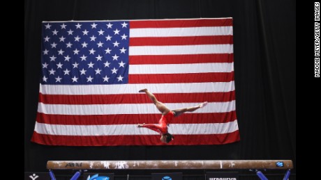 Simone Biles has won 14 world medals (10 gold, two silver, two bronze), the most for a U.S. female gymnast.