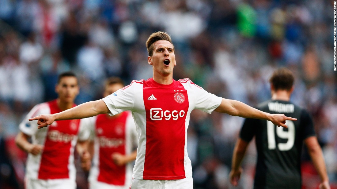 Since arriving at Ajax Amsterdam in 2014, the tall striker has steadily improved -- from 11 goals in 21 games in his debut season to 21 in 31 during the 2015-16 campaign. &lt;br /&gt;A sign of how highly the Dutch club rated him is that Ajax handed Milik the No. 9 shirt for last season shortly after his original loan move from Bayer Leverkusen became permanent. &lt;br /&gt;A keen dribbler who can score from distance with his trusty left foot, Milik endeared himself to the Ajax faithful when he plundered six goals in a cup tie. &lt;br /&gt;At international level, he has also hit the ground running -- with 10 goals from 24 games after making his debut in 2012. Perhaps the most enjoyable came as Poland beat Germany, then recently-crowned as world champion, for the first time, winning 2-0 in a Euro 2016 qualifier in October 2014. &lt;br /&gt;That was one of six goals Milik, who has formed a good partnership with Robert Lewandowski up front, scored in nine Euro 2016 qualifiers. &lt;br /&gt;He has been linked with English Premier League champion Leicester and Spain&#39;s five-time Europa League winner Sevilla.