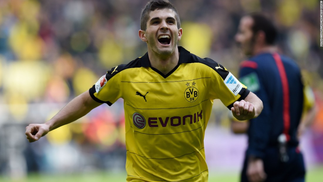 On the bench for Jurgen Klinsmann&#39;s U.S. side is 17-year-old midfielder Christian Pulisic, who has broken into the first team at top German club Borussia Dortmund.