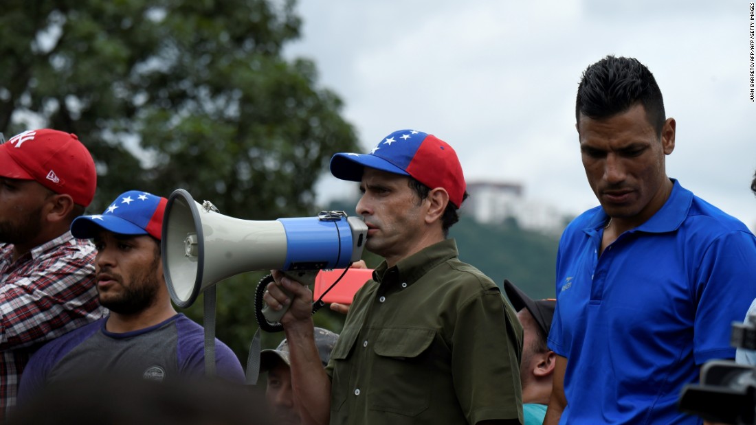 Venezuela opposition leader Capriles vows changes for country - CNN