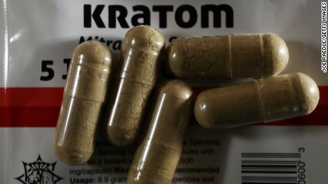 MIAMI, FL - MAY 10:  In this photo illustration, capsules of the drug Kratom are seen on May 10, 2016 in Miami, Florida. The herbal supplement is a psychoactive drug derived from the leaves of the kratom plant and it&#39;s been reported that people are using the supplement to get high and some states are banning the supplement.  (Photo by Joe Raedle/Getty Images)