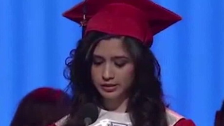 Valedictorian declares she is an undocumented immigrant in graduation speech