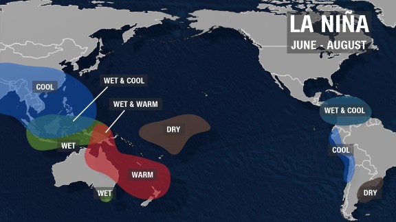 La Niña Arrives In The Pacific Will Impact Winter Weather Cnn 