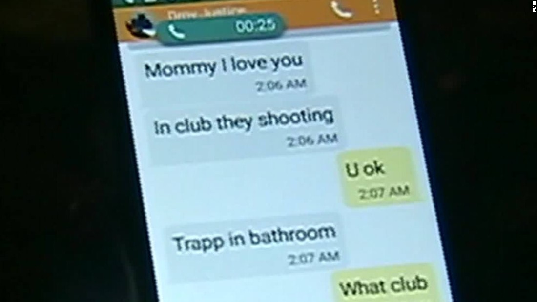 How Orlando Shooting Unfolded As Seen Via Texts Cnn Video 6351