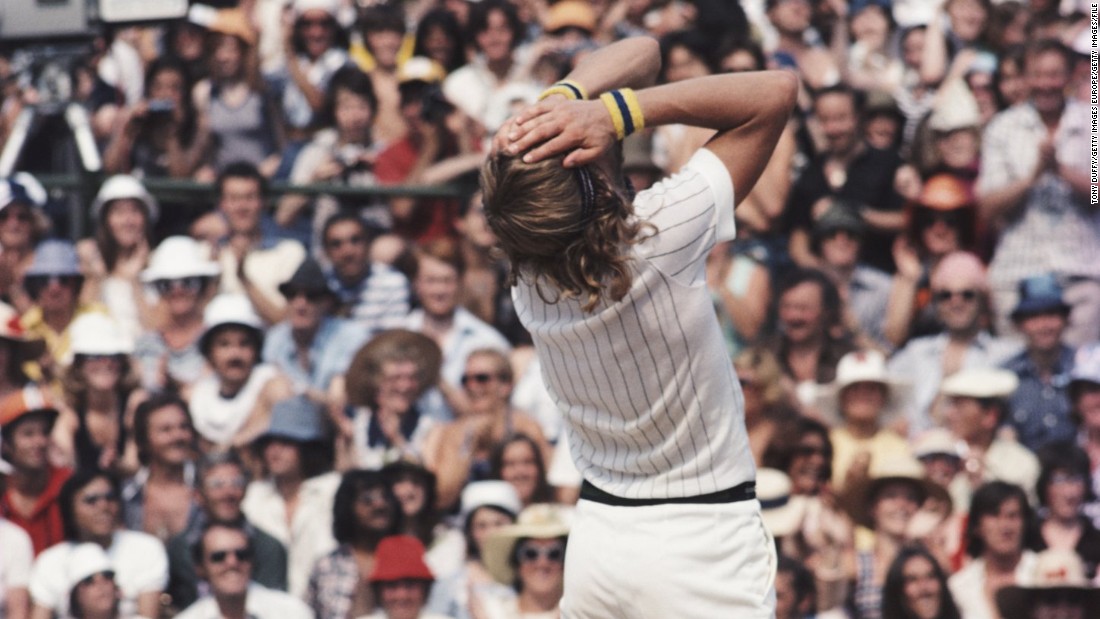 But he soon conquered his difficulties -- in 1976 he began his five-year victory spree at the All England Club, winning the final against Romanian Ile Nastase.