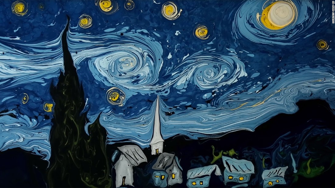 Van Gogh masterpiece recreated on water - CNN Style