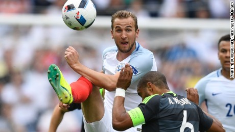 Harry Kane started in attack for England.