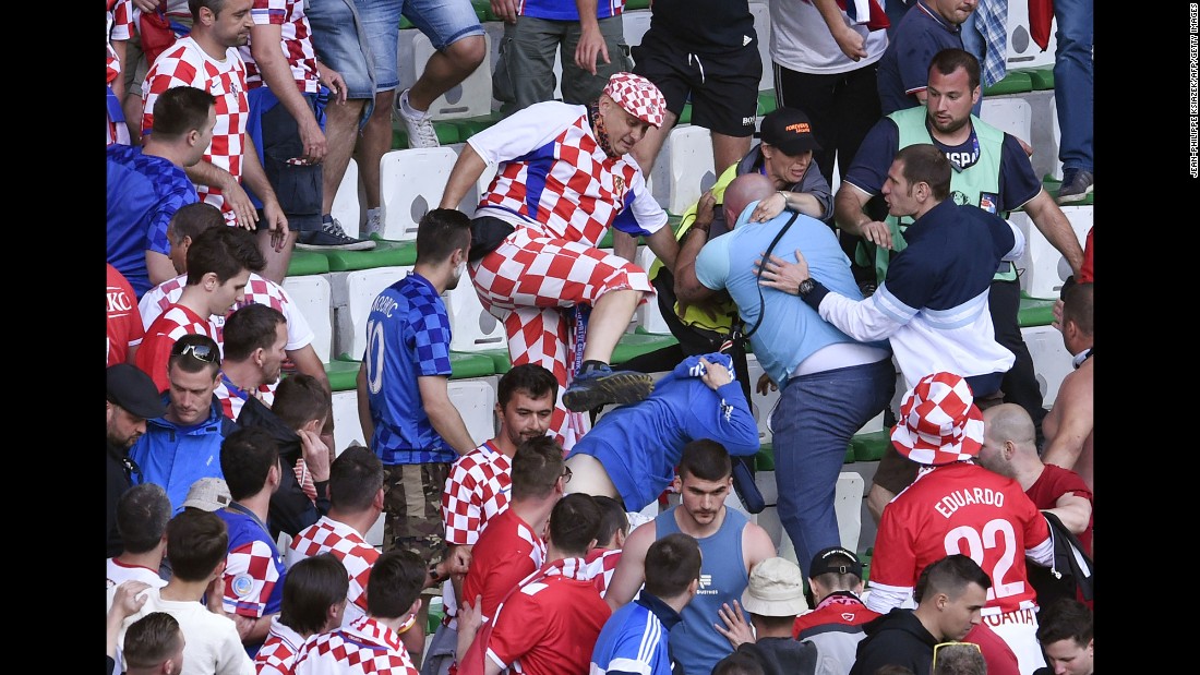 There was also fighting in the Croatia section.