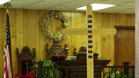 Inside the room of the Emanuel AME church shooting