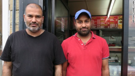Malazan Hussein and Altat Patel both knew Jo Cox; &quot;We campaigned together for the election,&quot; says Hussein. &quot;It is so sad -- 41 is too young!&quot;
