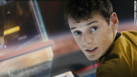 Anton Yelchin as Ckekov in &quot;Star Trek.&quot;