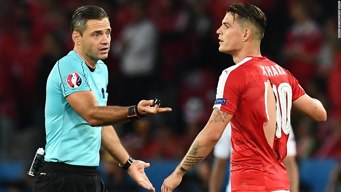 Granit Xhaka made headlines at Euro 2016 &lt;a href=&quot;http://cnn.com/2016/06/20/football/shaquiri-switzerland-football-shirts-puma-condoms/&quot; target=&quot;_blank&quot;&gt;when his shirt ripped&lt;/a&gt; -- before the tournament the Switzerland midfielder had already secured a move to English club Arsenal from Borussia Monchengladbach in a deal worth a reported £30 million ($39.2 million).  