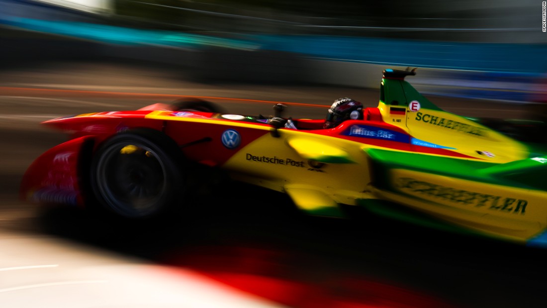 ABT Schaeffler driver Daniel Abt snapped on track during the 2015-16 season. Gohil combines his work on the Formula E calendar with a job as a wedding photographer. 