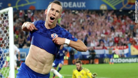 Croatia&#39;s Ivan Perisic has been one of the outstanding players of the tournament so far.