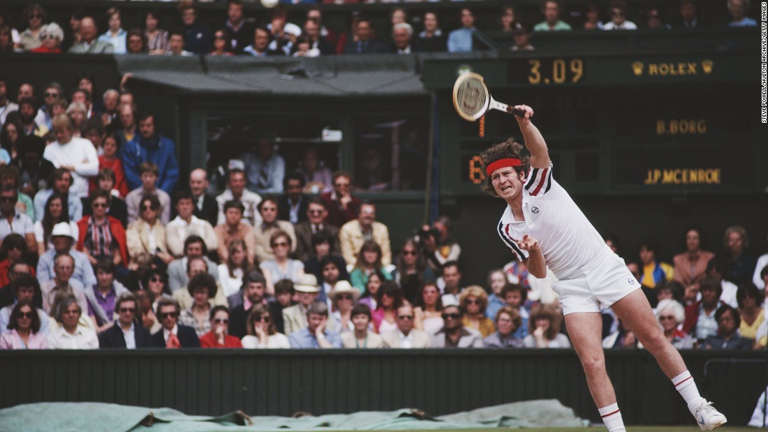 In the 1980 Wimbledon final, McEnroe faced Borg in what is often described as one of the greatest tennis matches of all time. 