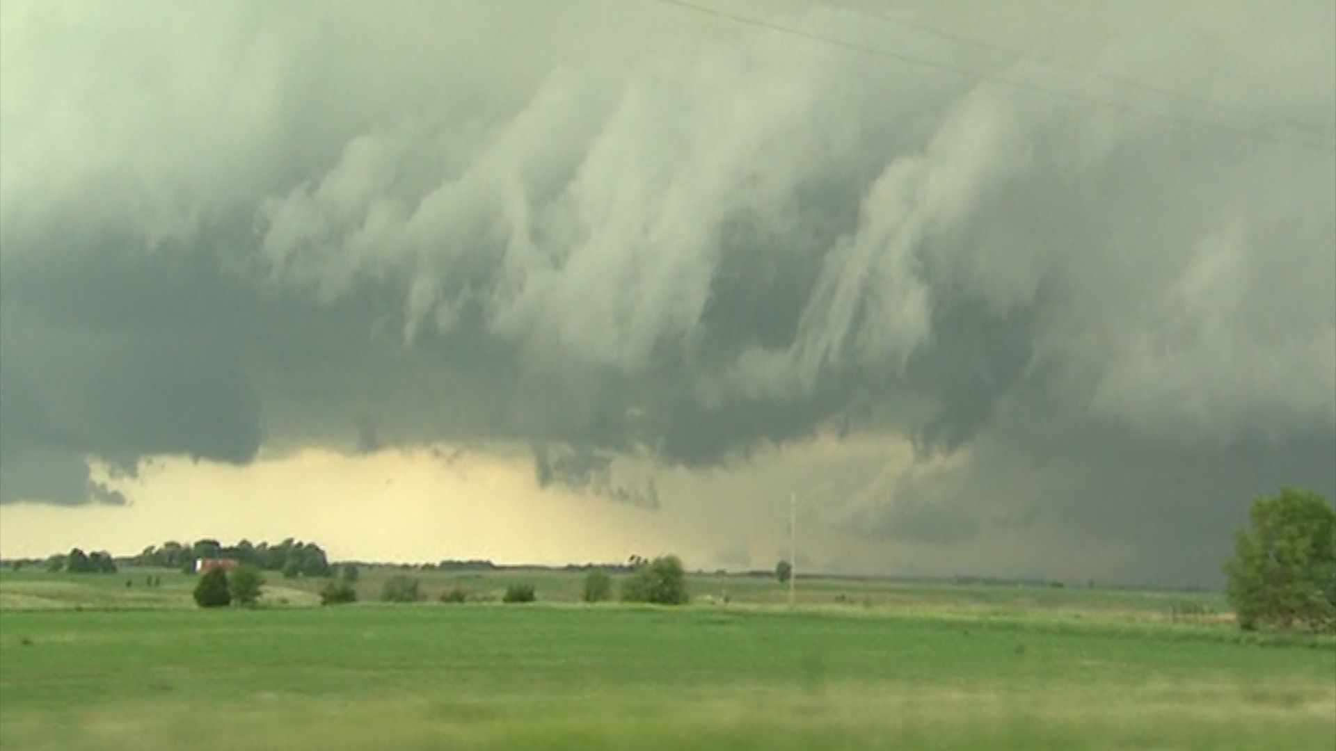 Derecho Storm Damage Powerful Derecho Leaves Path Of Devastation