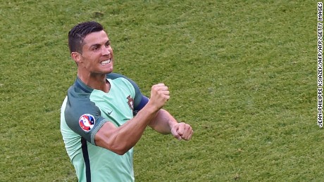 Ronaldo twice equalized for Portugal in a frantic contest against Hungary.