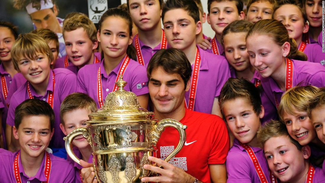 Of his 88 singles titles, Federer has won his home Swiss Indoors event in Basel -- where he used to be a ball boy -- a record seven times.