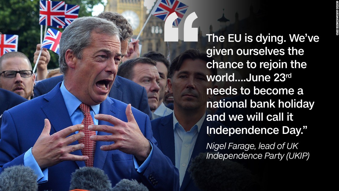 Quote graphic Nigel Farage